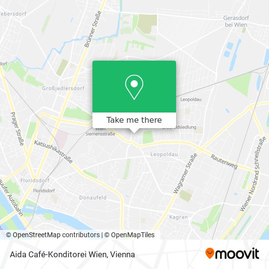 Aida Café-Konditorei Wien map