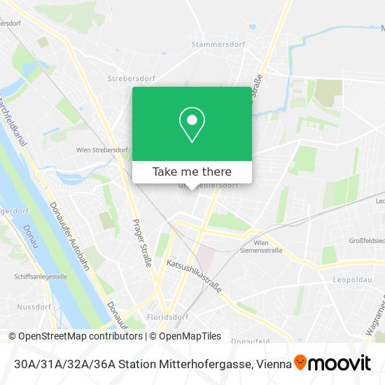 30A / 31A / 32A / 36A Station Mitterhofergasse map