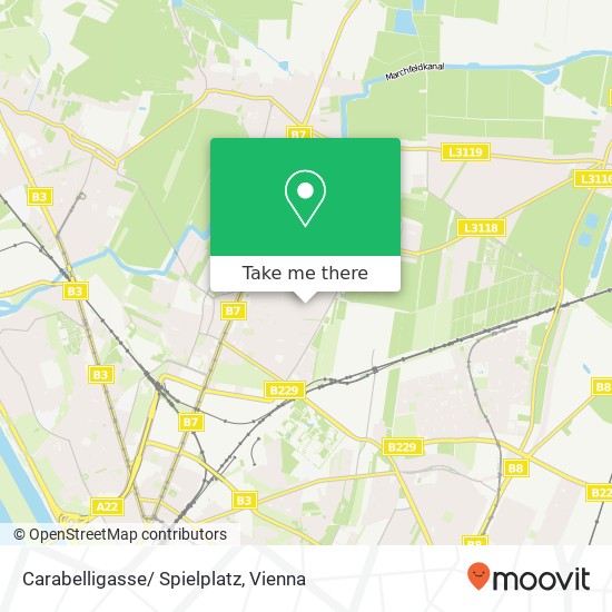 Carabelligasse/ Spielplatz map