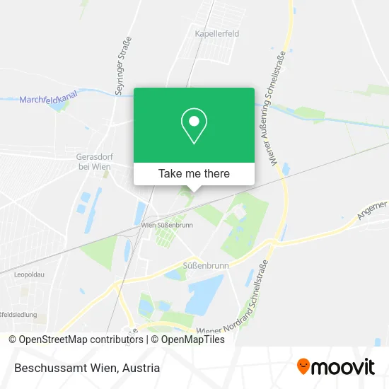Beschussamt Wien map
