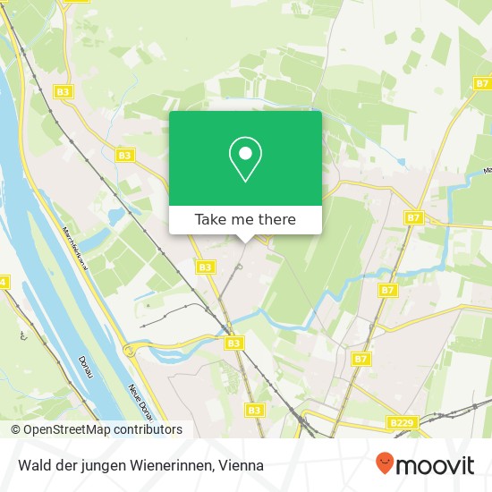 Wald der jungen Wienerinnen map
