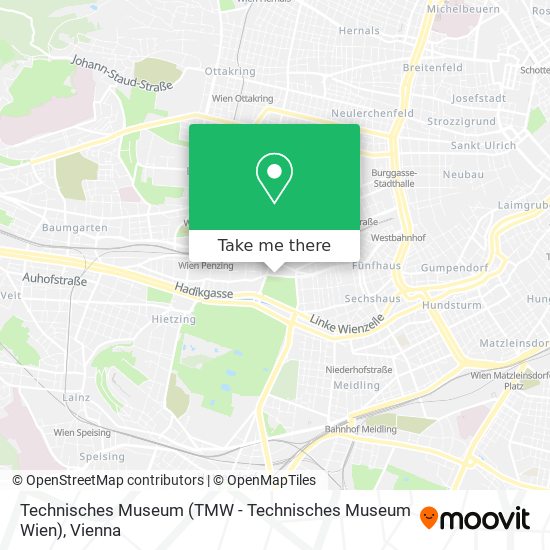 Technisches Museum (TMW - Technisches Museum Wien) map