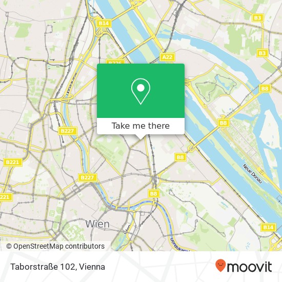 Taborstraße 102 map