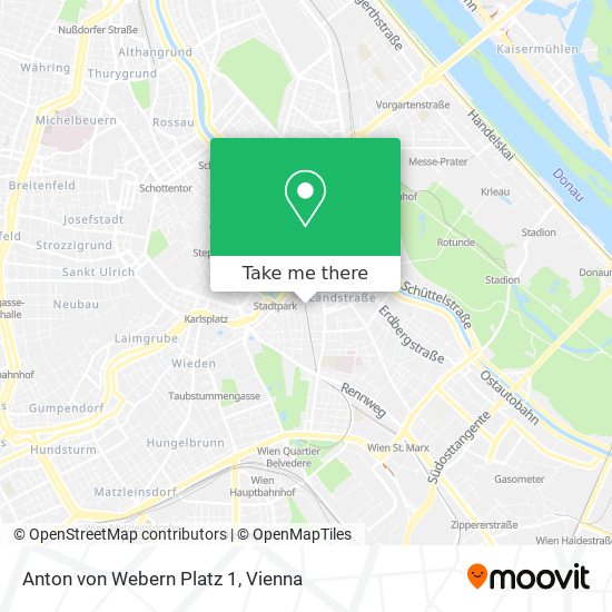 Anton von Webern Platz 1 map