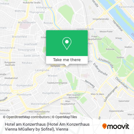 Hotel am Konzerthaus (Hotel Am Konzerthaus Vienna MGallery by Sofitel) map