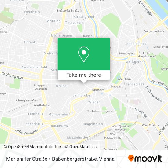 Mariahilfer Straße / Babenbergerstraße map