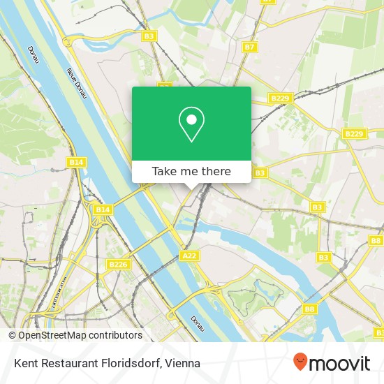 Kent Restaurant Floridsdorf map
