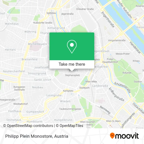 Philipp Plein Monostore map