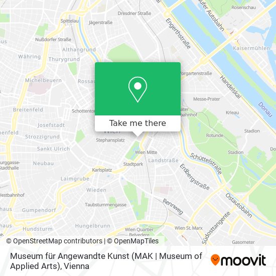 Museum für Angewandte Kunst (MAK | Museum of Applied Arts) map