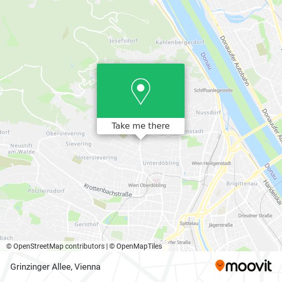 Grinzinger Allee map