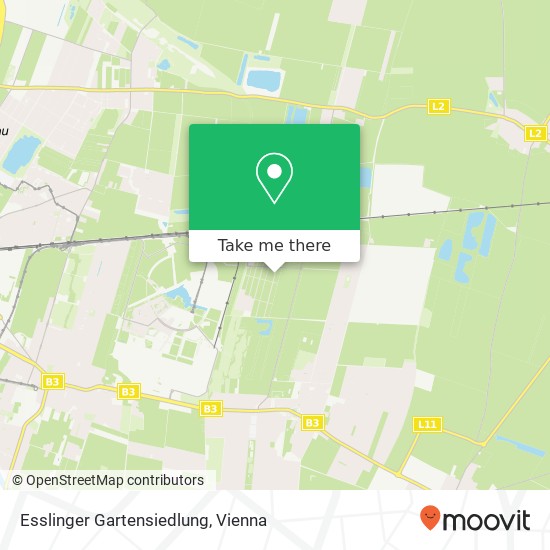 Esslinger Gartensiedlung map