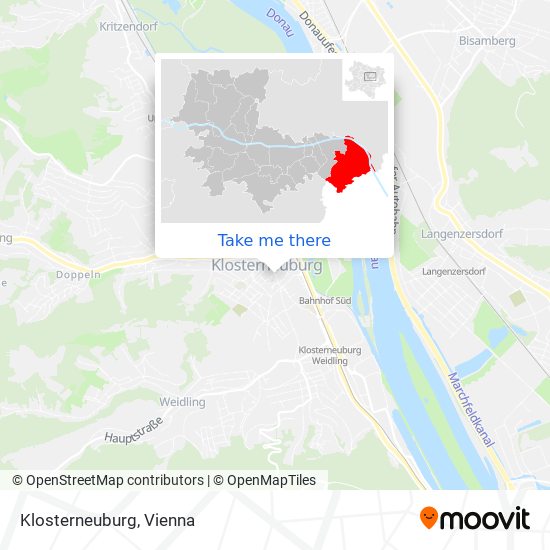 Klosterneuburg map