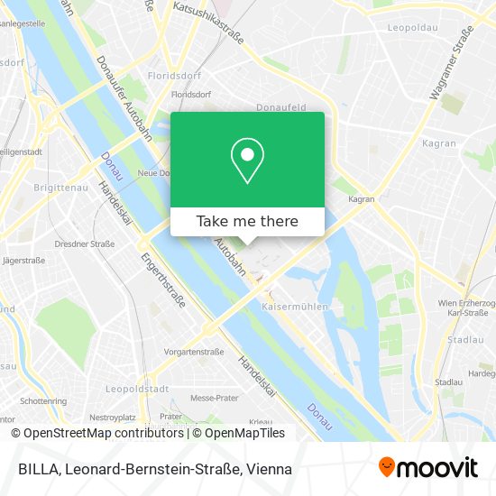 BILLA, Leonard-Bernstein-Straße map