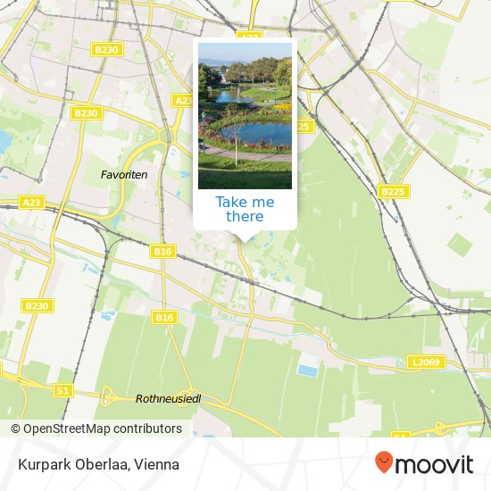 Kurpark Oberlaa map