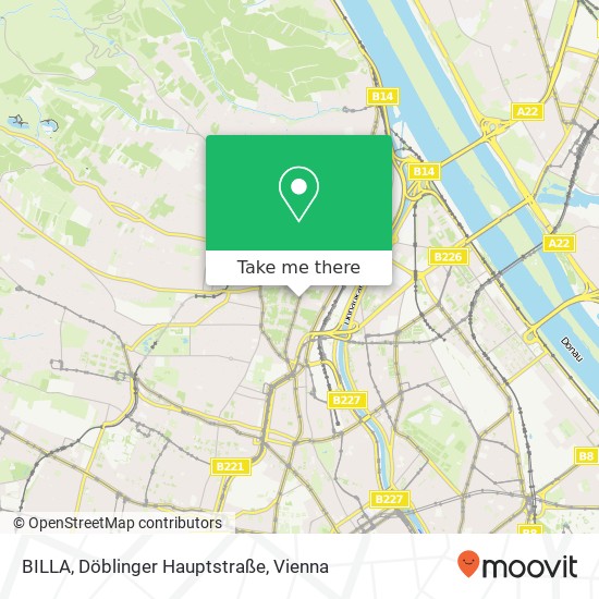 BILLA, Döblinger Hauptstraße map