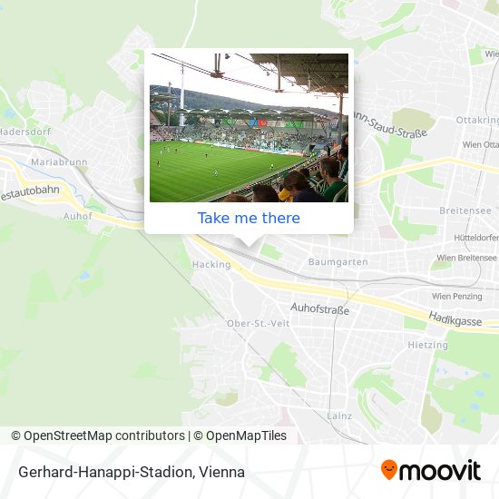 Gerhard-Hanappi-Stadion map