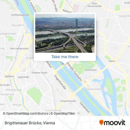 Brigittenauer Brücke map