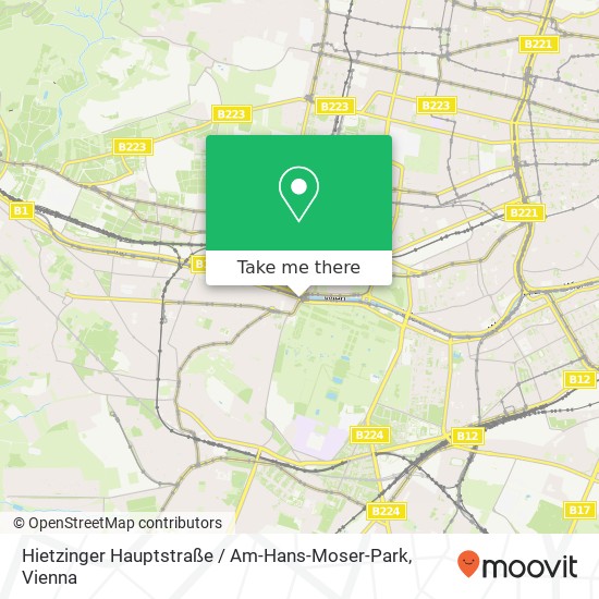 Hietzinger Hauptstraße / Am-Hans-Moser-Park map