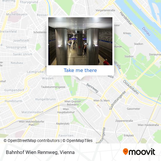 Bahnhof Wien Rennweg map