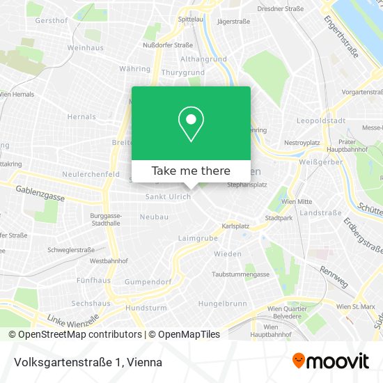 Volksgartenstraße 1 map