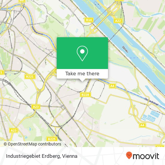 Industriegebiet Erdberg map