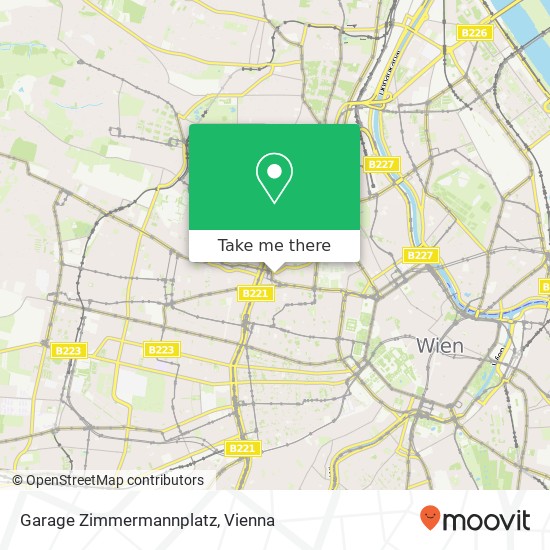 Garage Zimmermannplatz map