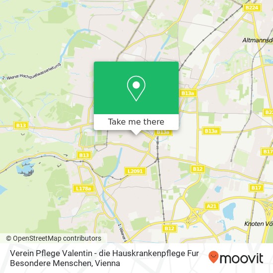 Verein Pflege Valentin - die Hauskrankenpflege Fur Besondere Menschen map