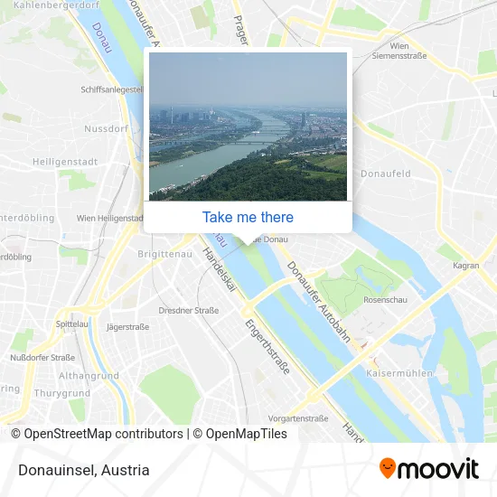 Donauinsel map