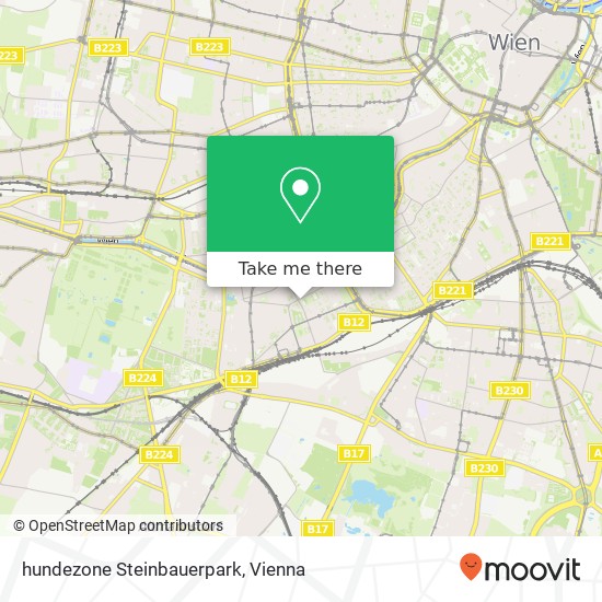 hundezone Steinbauerpark map