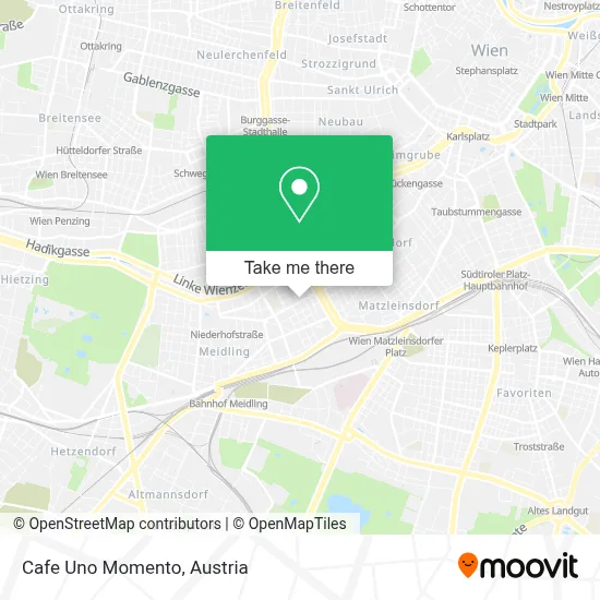 Cafe Uno Momento map