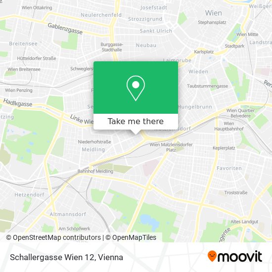 Schallergasse Wien 12 map