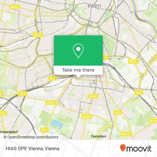 HIAS OPE Vienna map