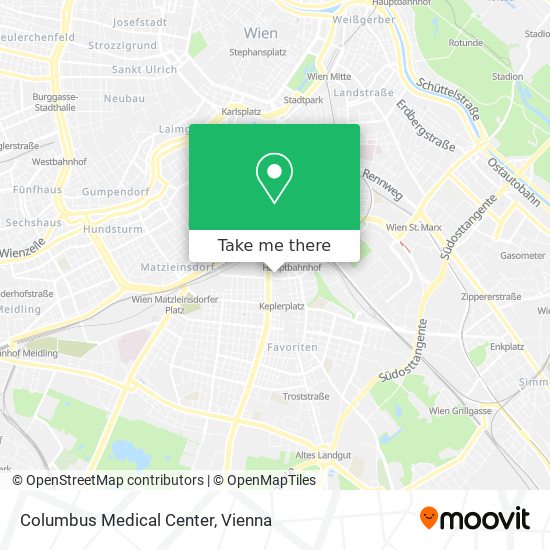 Columbus Medical Center map