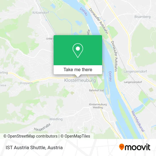 IST Austria Shuttle map