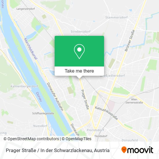 Prager Straße / In der Schwarzlackenau map