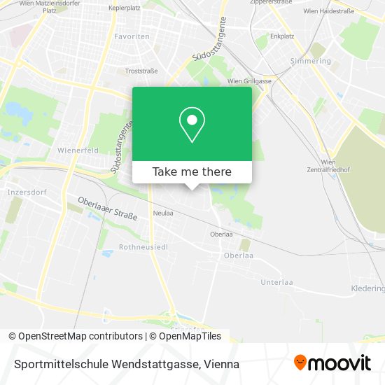 Sportmittelschule Wendstattgasse map