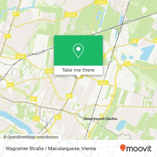 Wagramer Straße / Maculangasse map