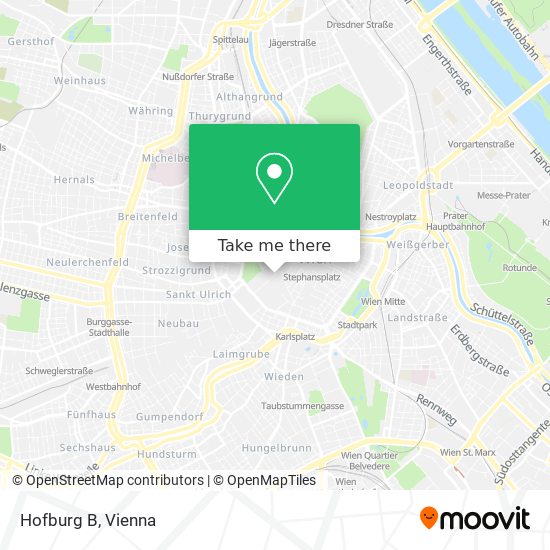 Hofburg B map