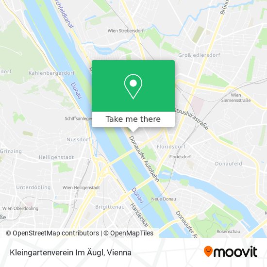 Kleingartenverein Im Äugl map