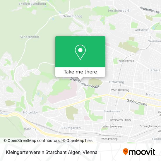 Kleingartenverein Starchant Aigen map