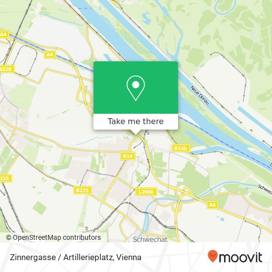 Zinnergasse / Artillerieplatz map