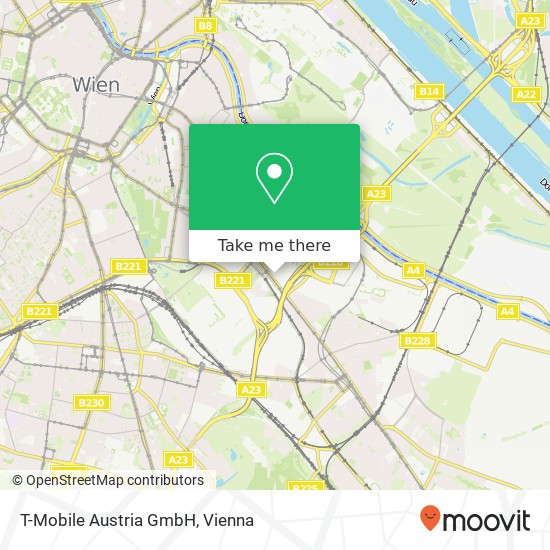 T-Mobile Austria GmbH map