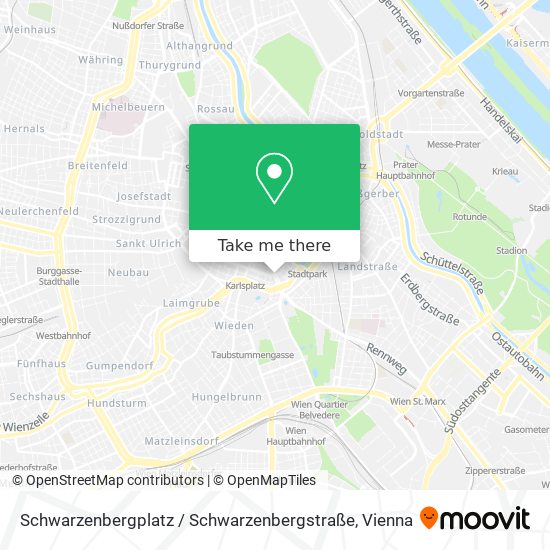 Schwarzenbergplatz / Schwarzenbergstraße map
