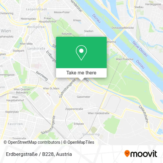 Erdbergstraße / B228 map
