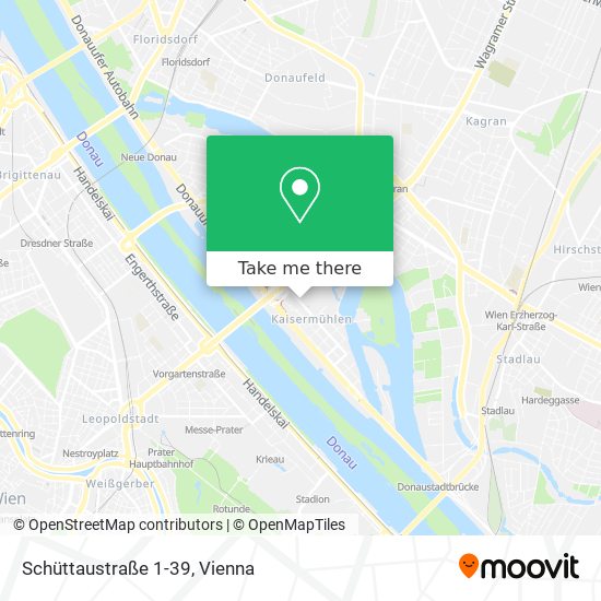 Schüttaustraße 1-39 map