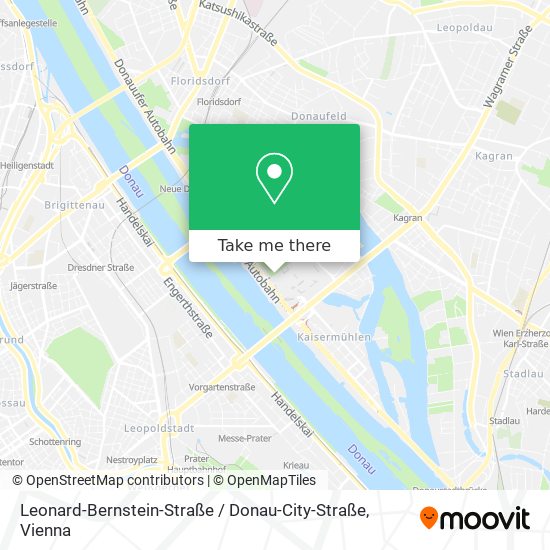 Leonard-Bernstein-Straße / Donau-City-Straße map
