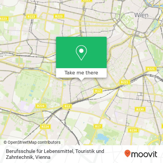 Berufsschule für Lebensmittel, Touristik und Zahntechnik map