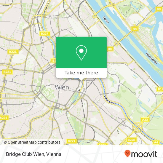 Bridge Club Wien map