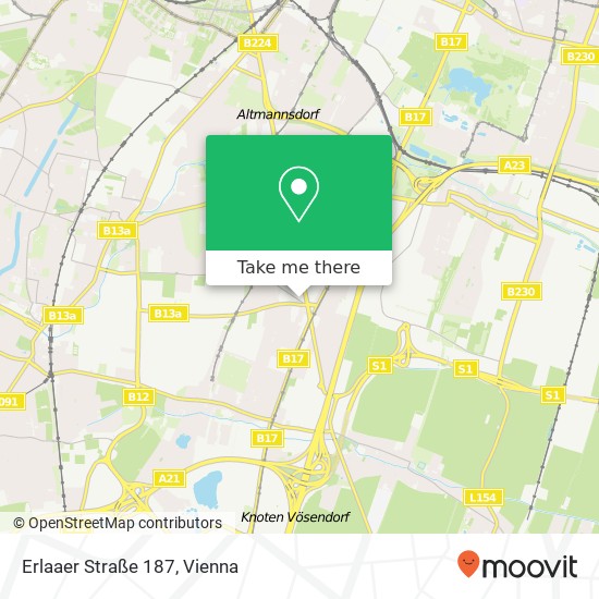 Erlaaer Straße 187 map