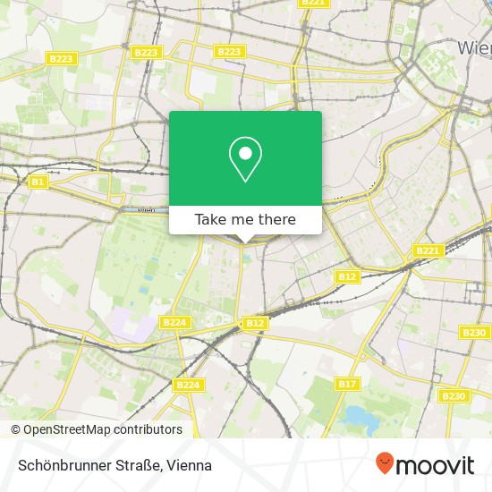 Schönbrunner Straße map
